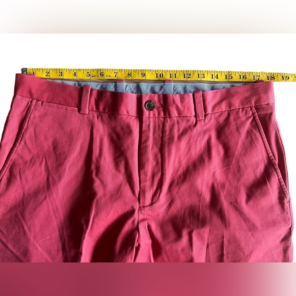 BROOKS BROTHERS Chino Pants 36x30 Coral Red Slacks Trousers “Clark Fit” - Picture 6 of 9